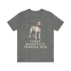 Teddy Roosevelt Terrier Dad Shirt, Vintage Dog Sketch Tee, Dog Dad Gift