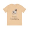Teddy Roosevelt Terrier Dad Shirt, Vintage Dog Sketch Tee, Dog Dad Gift