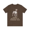 Teddy Roosevelt Terrier Dad Shirt, Vintage Dog Sketch Tee, Dog Dad Gift
