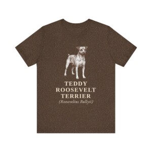 Teddy Roosevelt Terrier Latin Shirt, Vintage Dog Sketch Tee, Dog Latin Gift