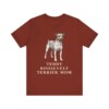 Teddy Roosevelt Terrier Mom Shirt, Vintage Dog Sketch Tee, Dog Mom Gift