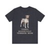 Teddy Roosevelt Terrier Mom Shirt, Vintage Dog Sketch Tee, Dog Mom Gift
