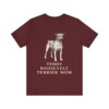 Teddy Roosevelt Terrier Mom Shirt, Vintage Dog Sketch Tee, Dog Mom Gift