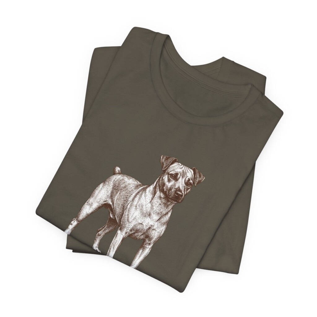 Teddy Roosevelt Terrier Shirt, Vintage Dog Sketch Tee, Dog Lover Gift