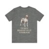 Teddy Roosevelt Terrier Shirt, Vintage Dog Sketch Tee, Dog Lover Gift