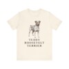 Teddy Roosevelt Terrier Shirt, Vintage Dog Sketch Tee, Dog Lover Gift