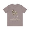 Texas Heeler Dad Shirt, Vintage Dog Sketch Tee, Dog Dad Gift