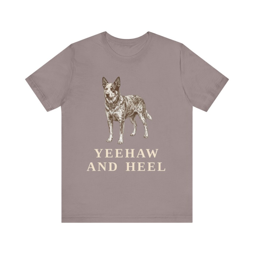 Texas Heeler Humor Shirt, Vintage Dog Sketch Tee, Dog Humor Gift