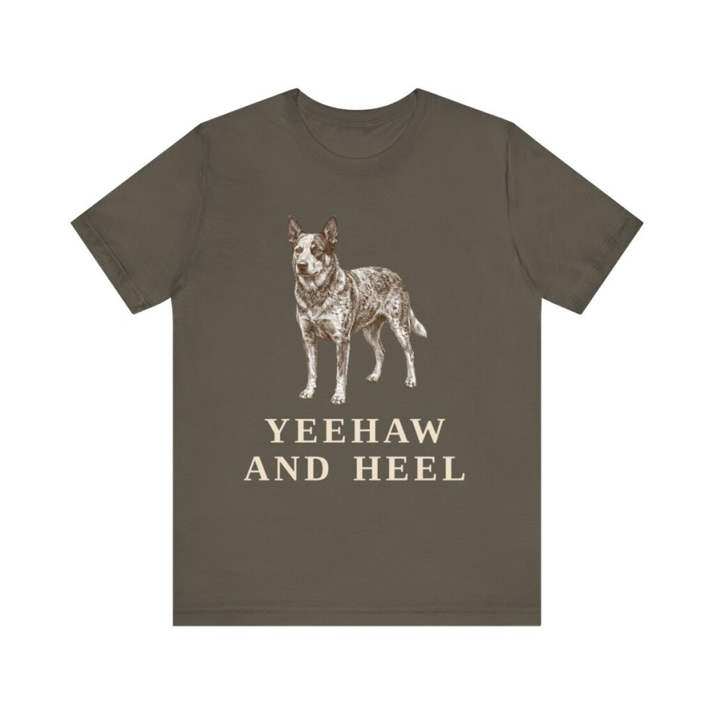 Texas Heeler Humor Shirt, Vintage Dog Sketch Tee, Dog Humor Gift