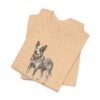 Texas Heeler Latin Shirt, Vintage Dog Sketch Tee, Dog Latin Gift