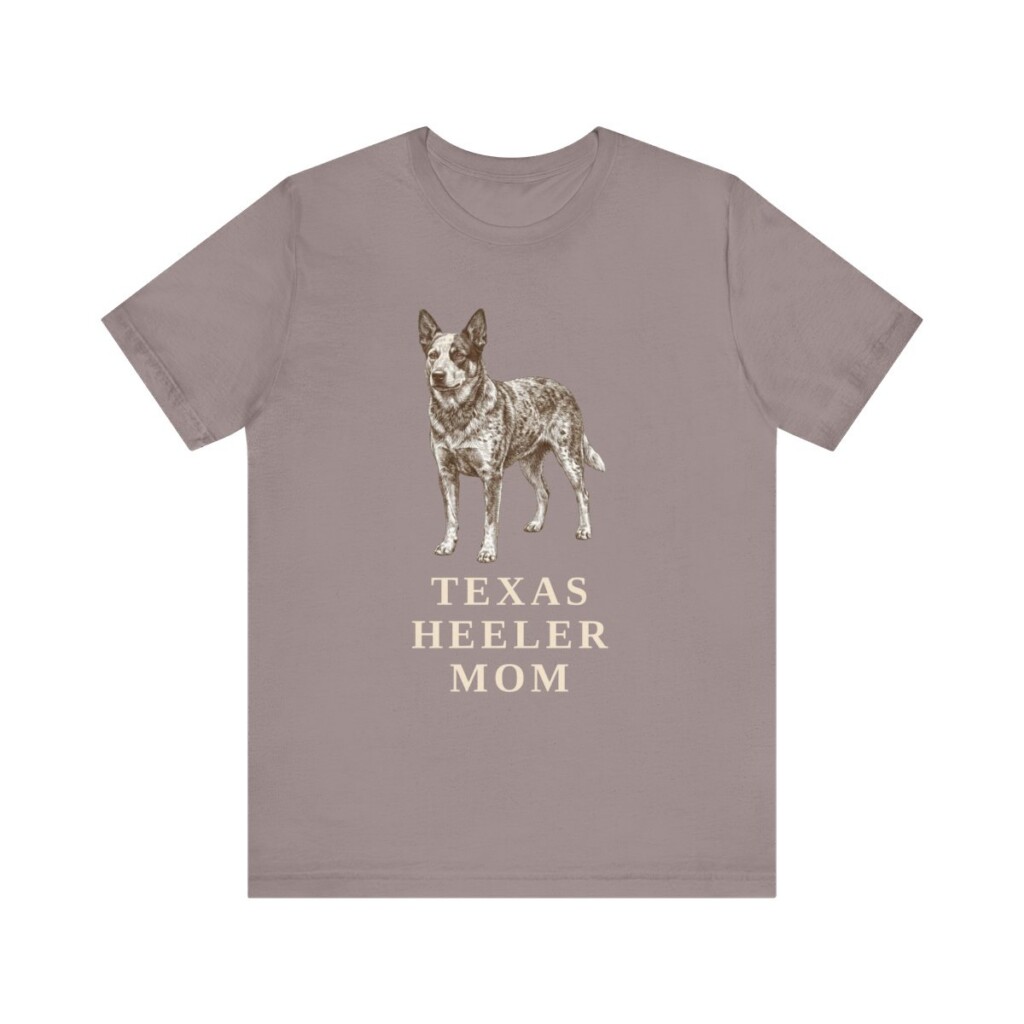 Texas Heeler Mom Shirt, Vintage Dog Sketch Tee, Dog Mom Gift