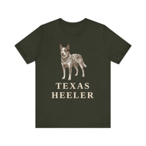 Texas Heeler Shirt, Vintage Dog Sketch Tee, Dog Lover Gift