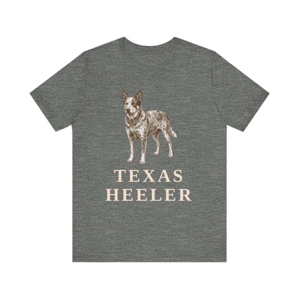 Texas Heeler Shirt, Vintage Dog Sketch Tee, Dog Lover Gift