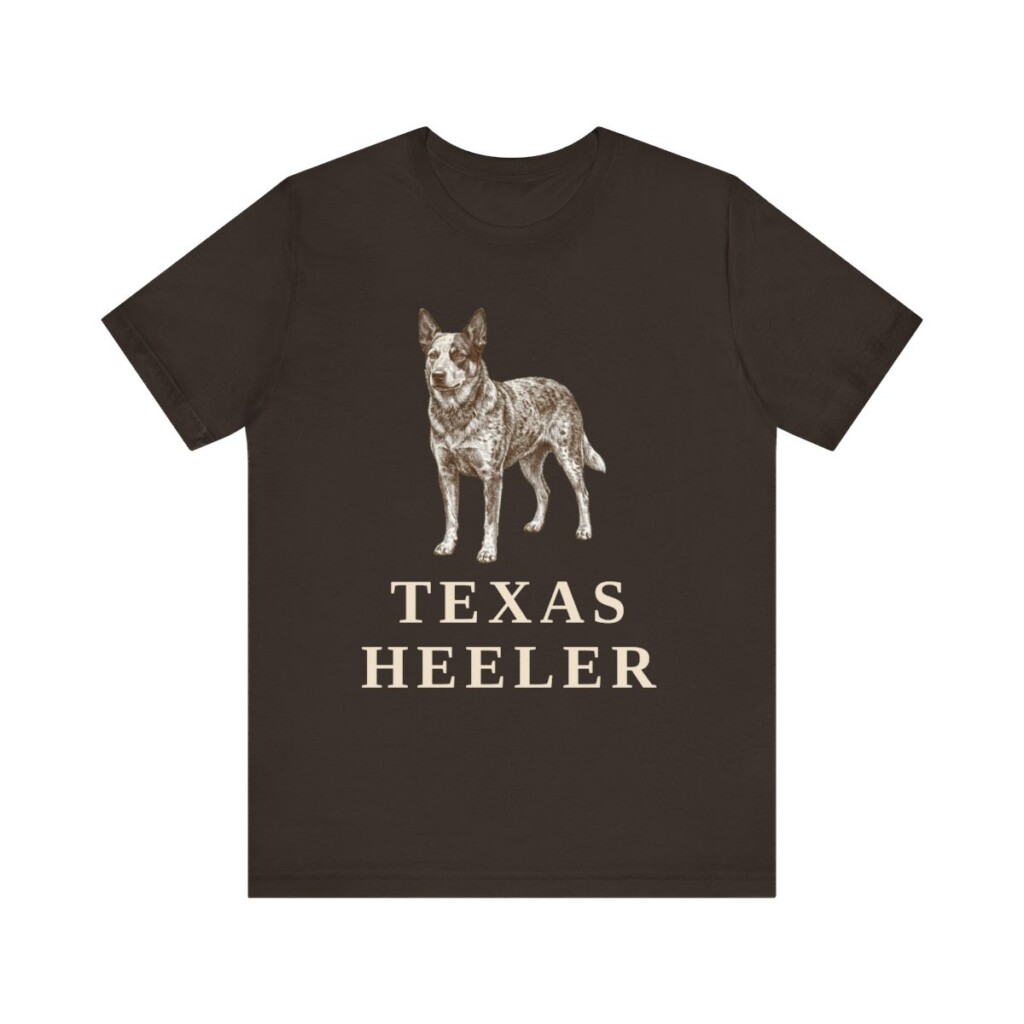 Texas Heeler Shirt, Vintage Dog Sketch Tee, Dog Lover Gift