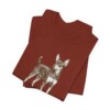 Toy Fox Terrier Dad Shirt, Vintage Dog Sketch Tee, Dog Dad Gift