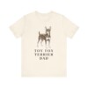 Toy Fox Terrier Dad Shirt, Vintage Dog Sketch Tee, Dog Dad Gift