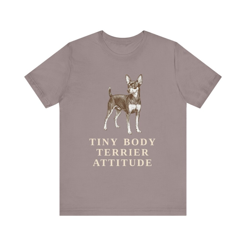 Toy Fox Terrier Humor Shirt, Vintage Dog Sketch Tee, Dog Humor Gift