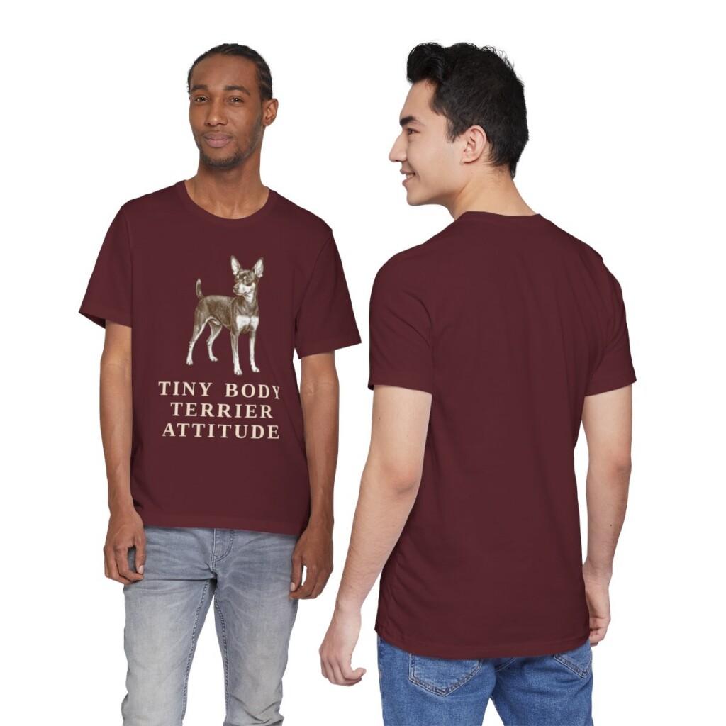 Toy Fox Terrier Humor Shirt, Vintage Dog Sketch Tee, Dog Humor Gift