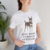 Toy Fox Terrier Humor Shirt, Vintage Dog Sketch Tee, Dog Humor Gift