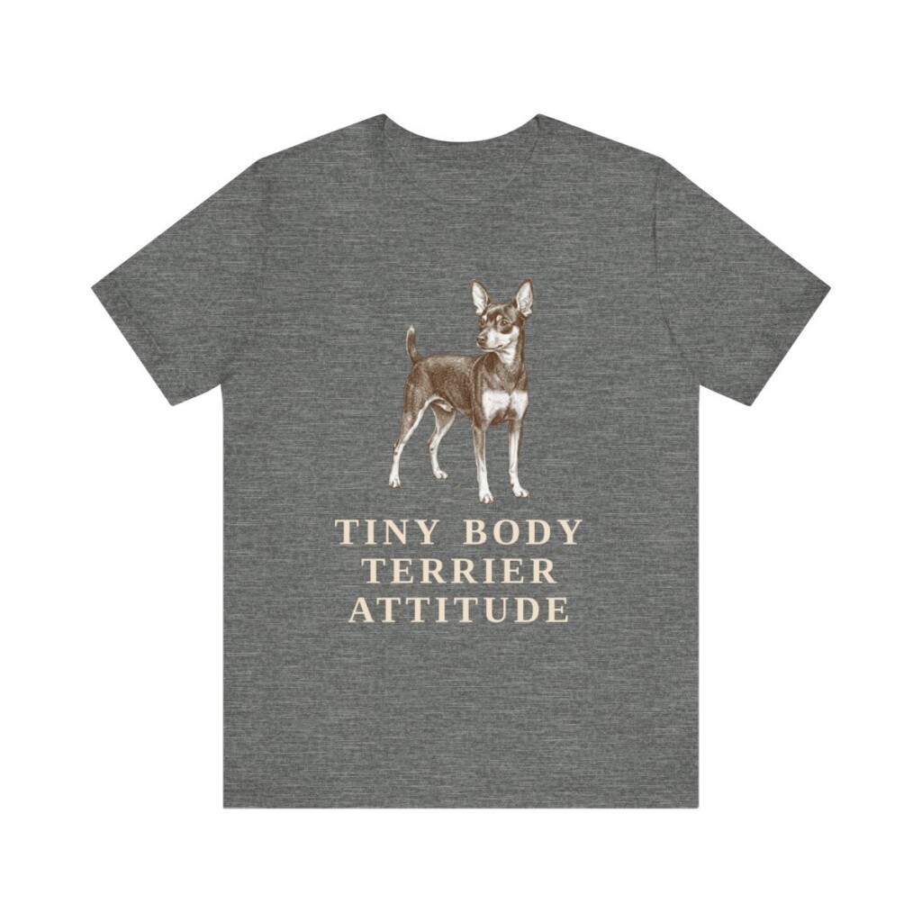 Toy Fox Terrier Humor Shirt, Vintage Dog Sketch Tee, Dog Humor Gift