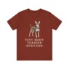 Toy Fox Terrier Humor Shirt, Vintage Dog Sketch Tee, Dog Humor Gift