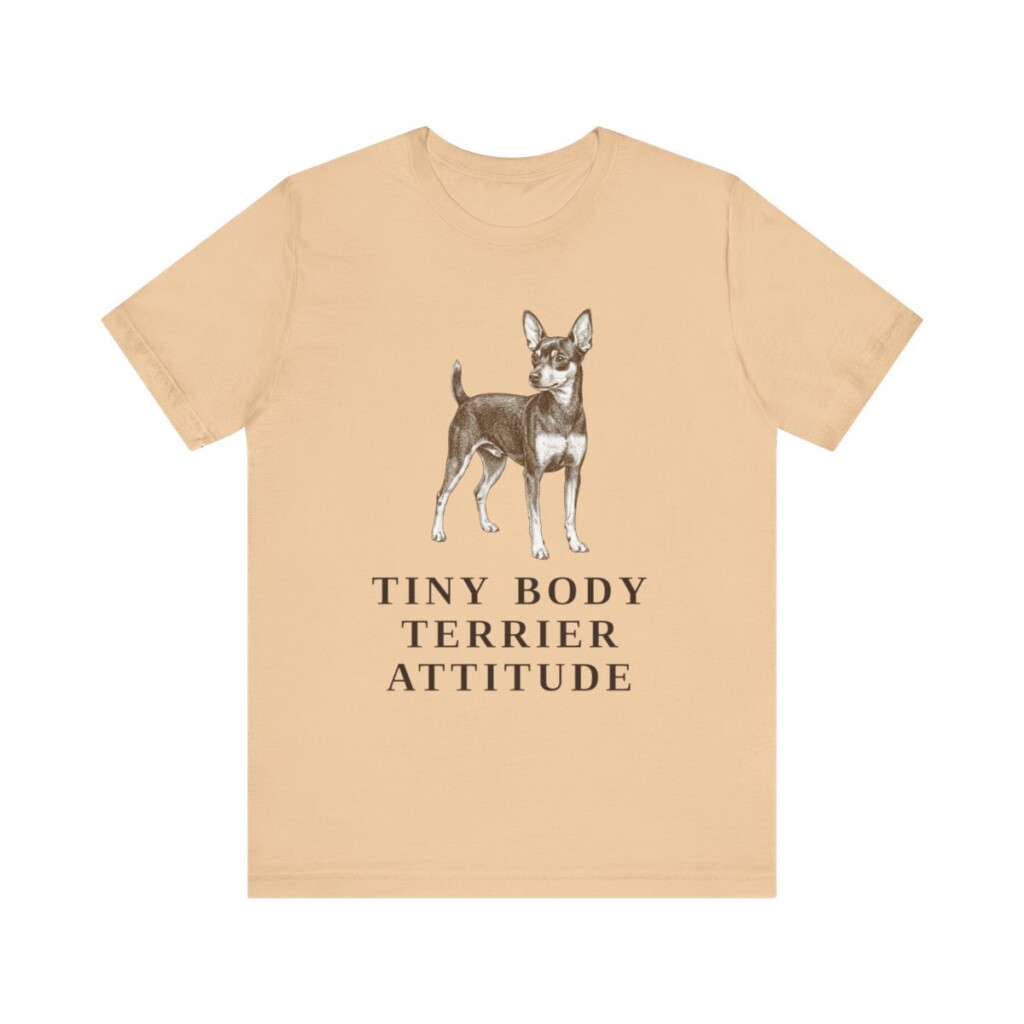 Toy Fox Terrier Humor Shirt, Vintage Dog Sketch Tee, Dog Humor Gift
