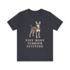 Toy Fox Terrier Humor Shirt, Vintage Dog Sketch Tee, Dog Humor Gift
