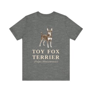 Toy Fox Terrier Latin Shirt, Vintage Dog Sketch Tee, Dog Latin Gift
