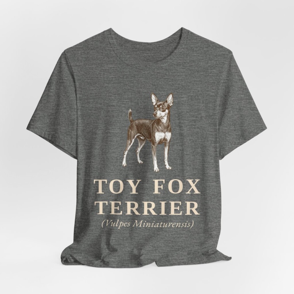 Toy Fox Terrier Latin Shirt, Vintage Dog Sketch Tee, Dog Latin Gift