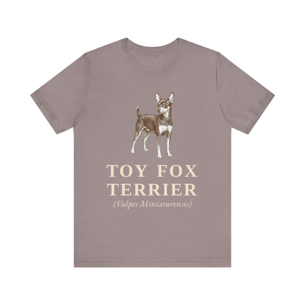 Toy Fox Terrier Latin Shirt, Vintage Dog Sketch Tee, Dog Latin Gift