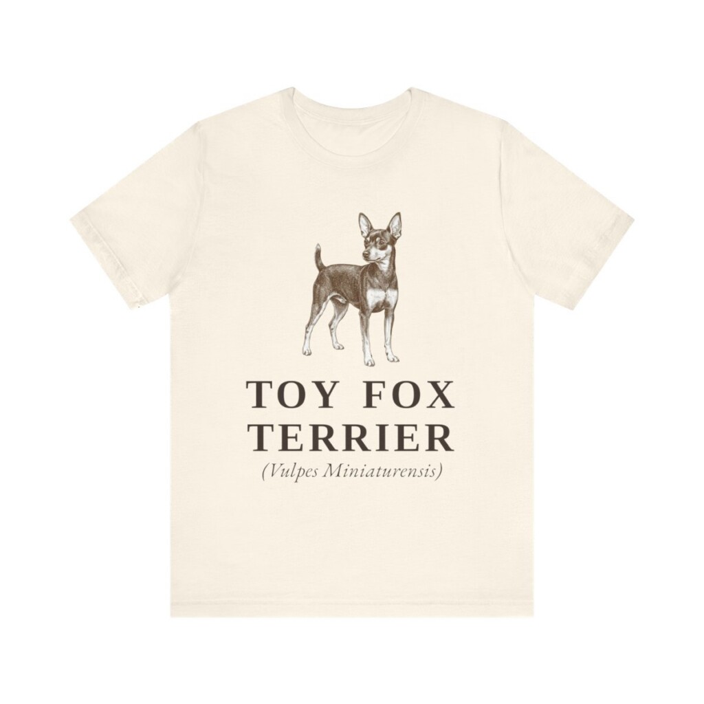 Toy Fox Terrier Latin Shirt, Vintage Dog Sketch Tee, Dog Latin Gift