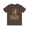 Toy Fox Terrier Latin Shirt, Vintage Dog Sketch Tee, Dog Latin Gift