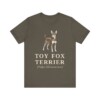 Toy Fox Terrier Latin Shirt, Vintage Dog Sketch Tee, Dog Latin Gift