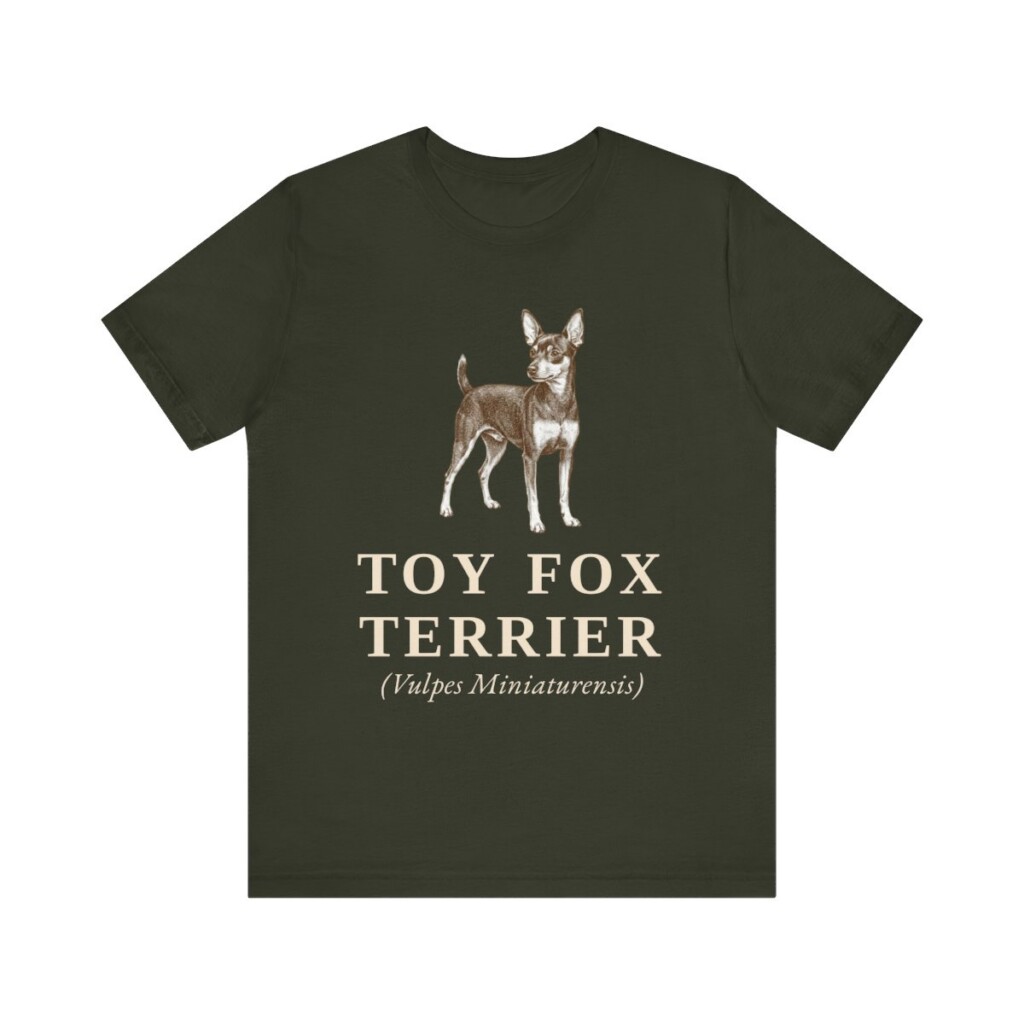 Toy Fox Terrier Latin Shirt, Vintage Dog Sketch Tee, Dog Latin Gift