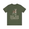Toy Fox Terrier Latin Shirt, Vintage Dog Sketch Tee, Dog Latin Gift