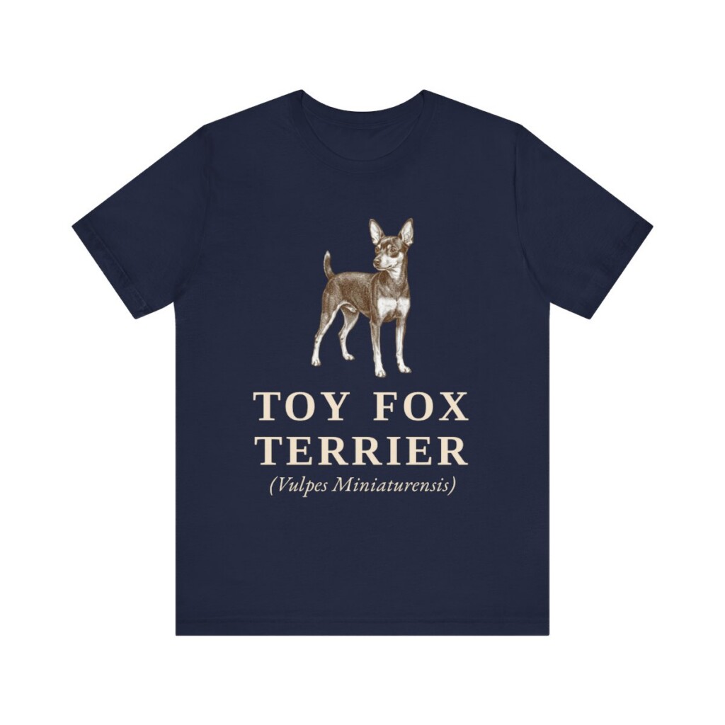 Toy Fox Terrier Latin Shirt, Vintage Dog Sketch Tee, Dog Latin Gift