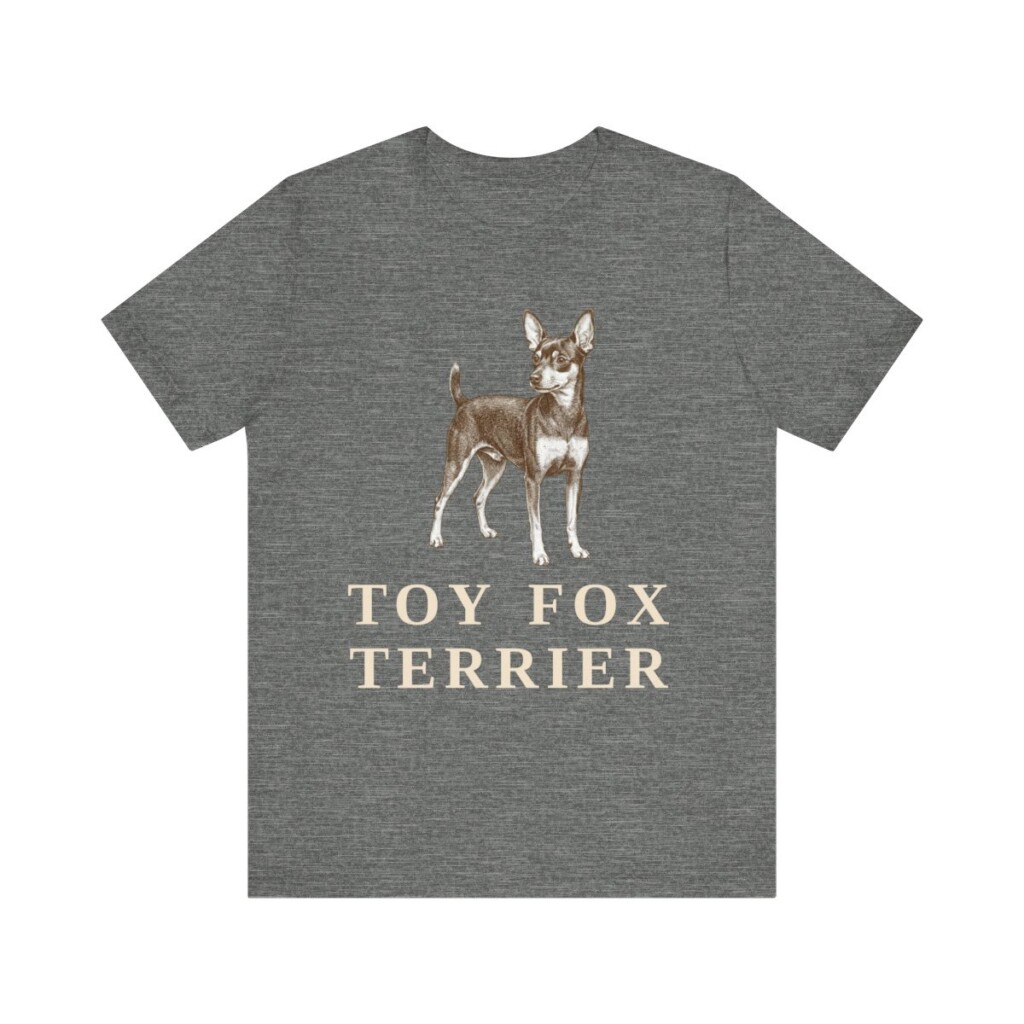 Toy Fox Terrier Shirt, Vintage Dog Sketch Tee, Dog Lover Gift