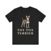 Toy Fox Terrier Shirt, Vintage Dog Sketch Tee, Dog Lover Gift