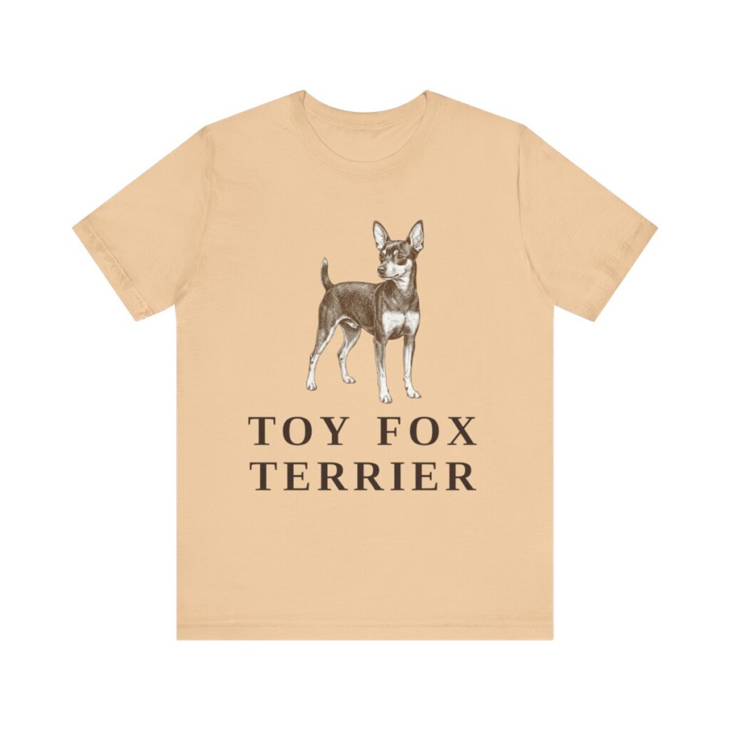 Toy Fox Terrier Shirt, Vintage Dog Sketch Tee, Dog Lover Gift