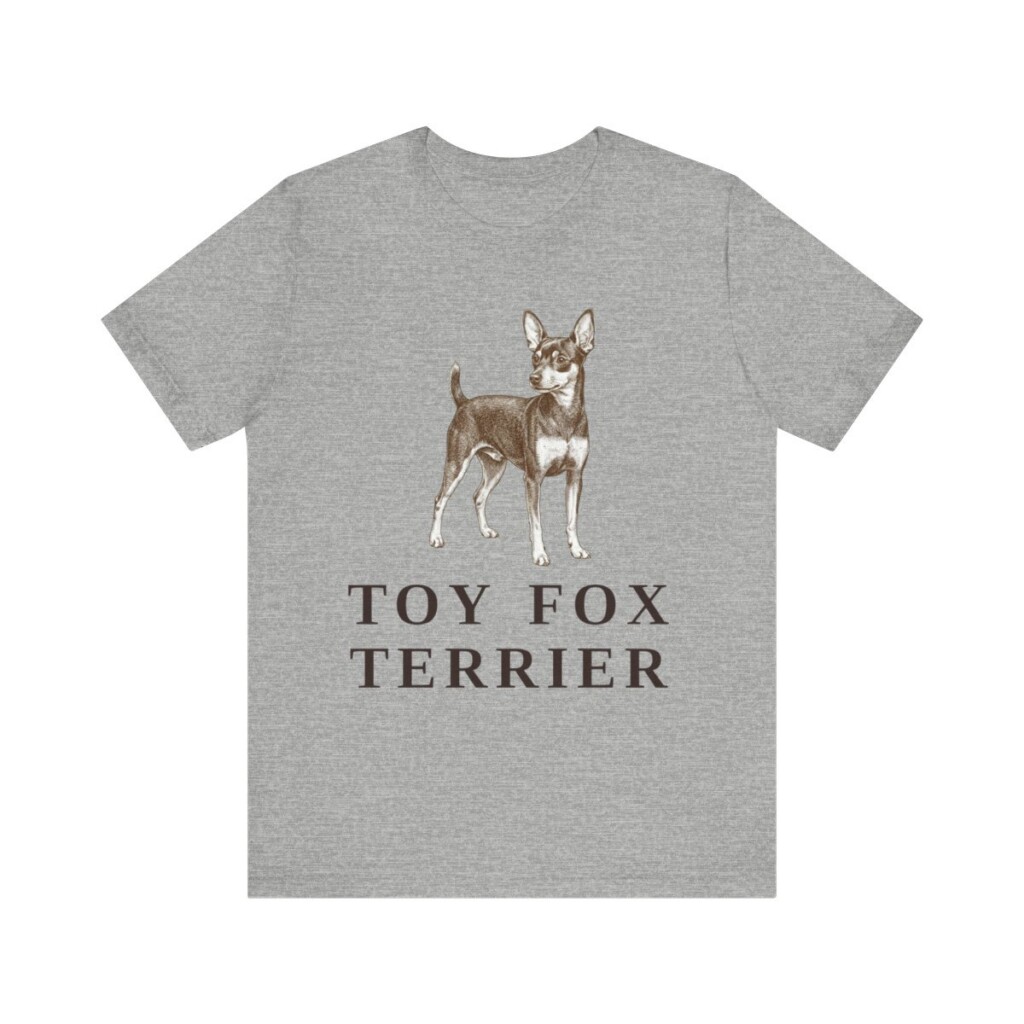 Toy Fox Terrier Shirt, Vintage Dog Sketch Tee, Dog Lover Gift
