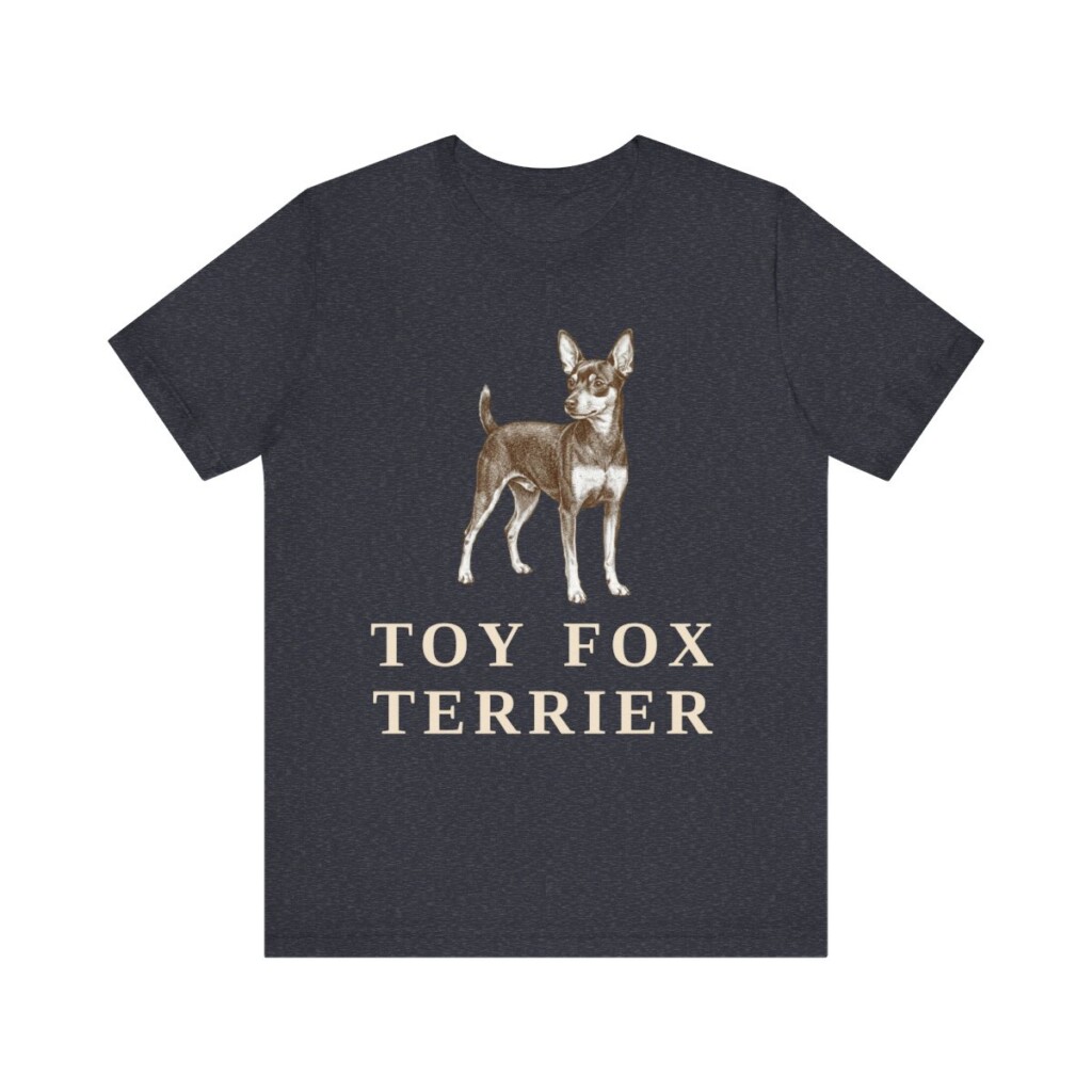 Toy Fox Terrier Shirt, Vintage Dog Sketch Tee, Dog Lover Gift