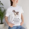 Welsh Springer Spaniel Latin Shirt, Vintage Dog Sketch Tee, Dog Latin Gift