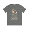 Welsh Springer Spaniel Latin Shirt, Vintage Dog Sketch Tee, Dog Latin Gift