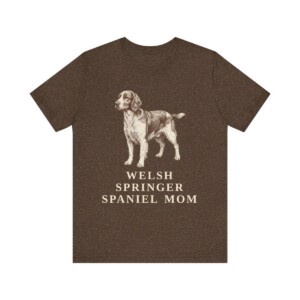 Welsh Springer Spaniel Mom Shirt, Vintage Dog Sketch Tee, Dog Mom Gift