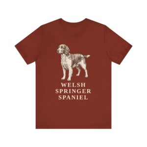 Welsh Springer Spaniel Shirt, Vintage Dog Sketch Tee, Dog Lover Gift