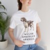 Welsh Springer Spaniel Shirt, Vintage Dog Sketch Tee, Dog Lover Gift
