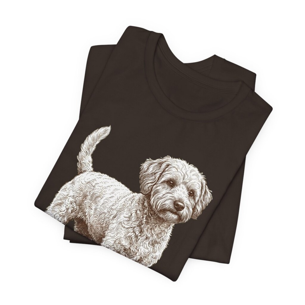 Westiepoo Shirt, Vintage Dog Sketch Tee, Dog Lover Gift