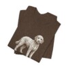 Whoodle Dad Shirt, Vintage Dog Sketch Tee, Dog Dad Gift