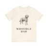Whoodle Dad Shirt, Vintage Dog Sketch Tee, Dog Dad Gift