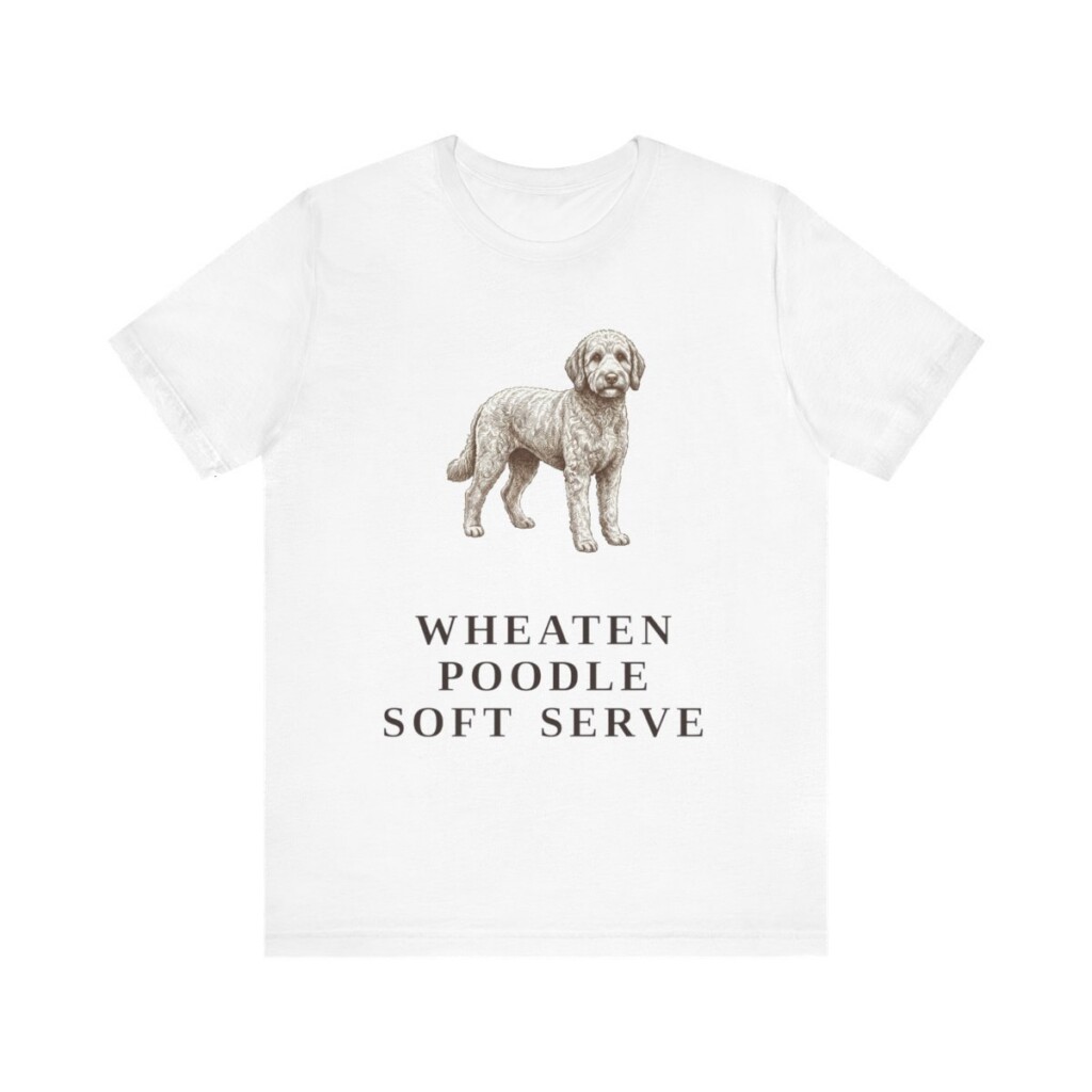 Whoodle Humor Shirt, Vintage Dog Sketch Tee, Dog Humor Gift